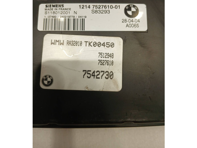 Řídící jednotka 7527610, S118012001   Mini One - Cooper R50 - 53 2004