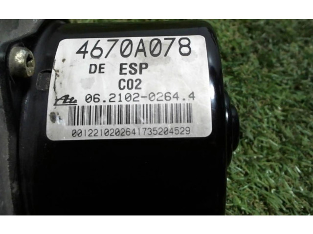 Блок АБС 4670A078, 4670A078 Mitsubishi Grandis - года