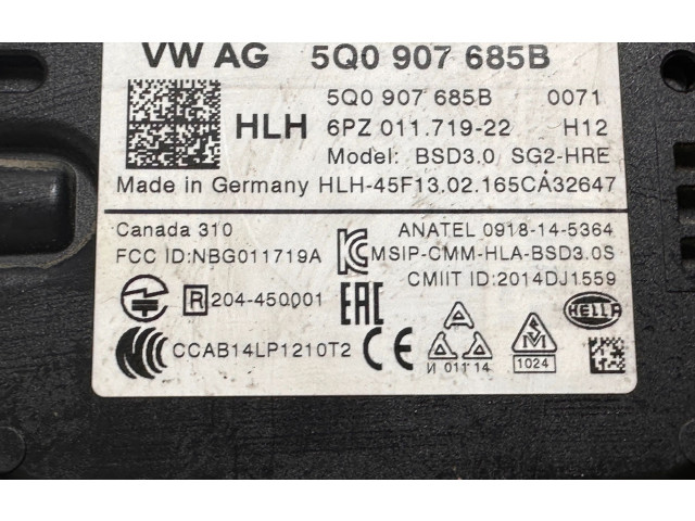 Датчик слепых зон 5Q0907685B   Volkswagen Golf Sportsvan