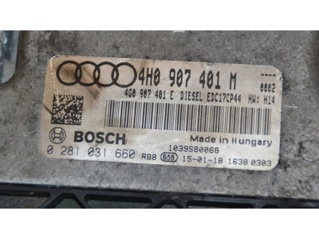 Řídící jednotka 4H0907401M, 4G0907401E   Audi A8 S8 D4 4H 2015