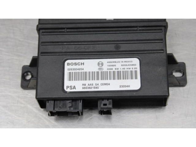 Блок управления 9663821680, 0263004204   Citroen C5