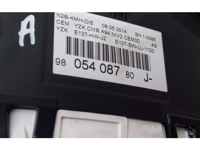 Панель приборов 9805408780, 9805408780J Peugeot 2008 I