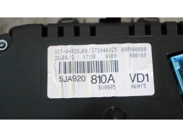 Панель приборов 5JA920810A, 00000000   Skoda Rapid (NH)       