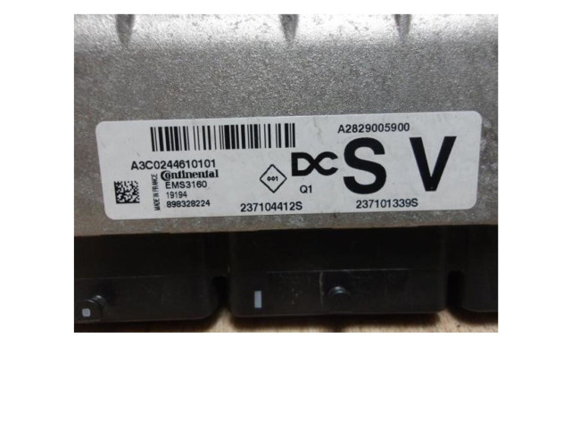 Блок управления двигателя 237104412S, 237104412S Dacia Lodgy