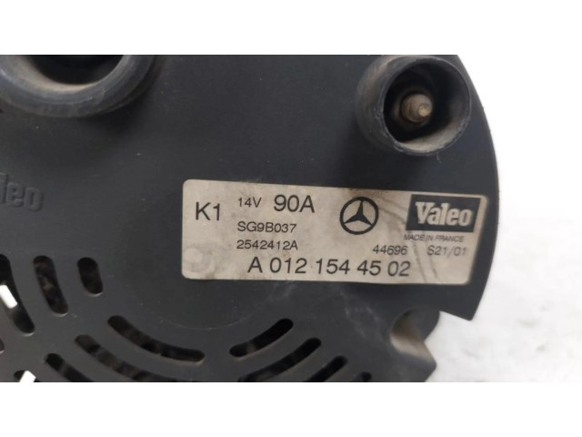 Генератор A0121544502 Mercedes-Benz A W168
