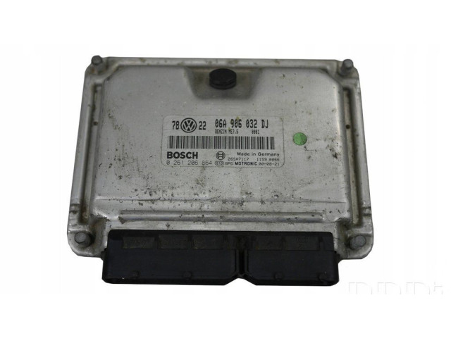 Блок управления двигателя 06A906032DJ Audi A3 S3 8L