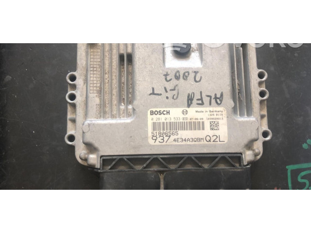 Блок управления двигателя 0281013533, 0281013533 Alfa Romeo GT