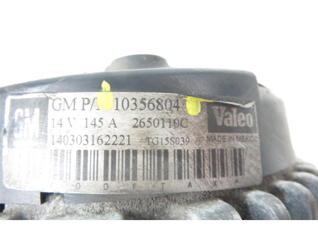 Генератор 10356804   Chevrolet Equinox