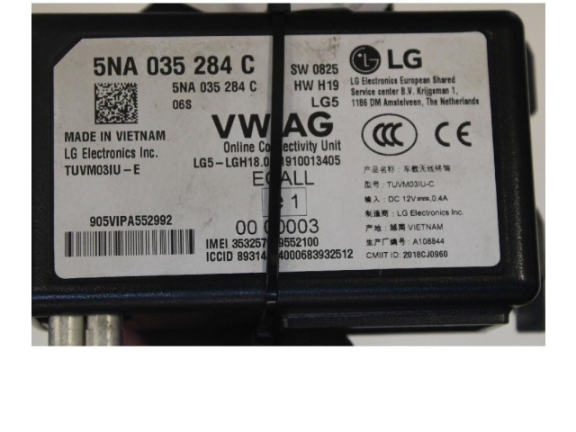 Блок управления ASC 5NA035284C Audi A1