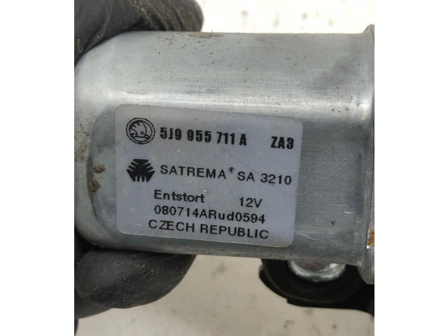 Моторчик заднего дворника 5J9955711A Skoda Fabia Mk2 (5J)