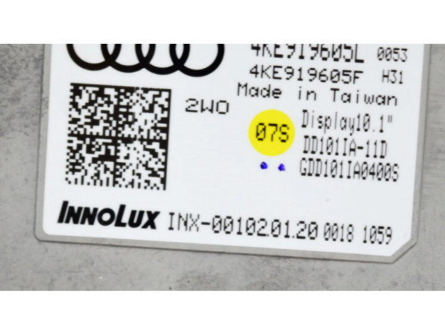 Дисплей    4KE919605L, 4KE919605F   Audi E-tron GT