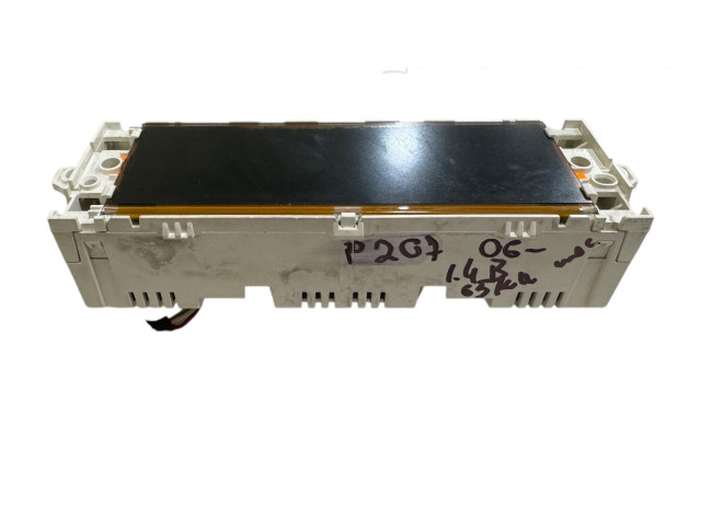 Дисплей    9658083380, 011943   Peugeot 207