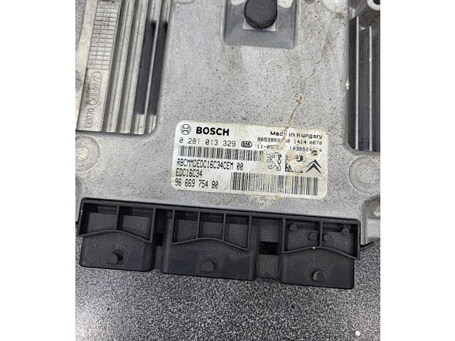 Блок управления двигателя 1606921080   Citroen Berlingo    