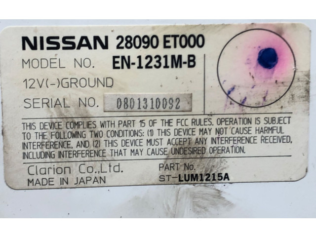 Дисплей 28090ET000 Nissan Sentra B16