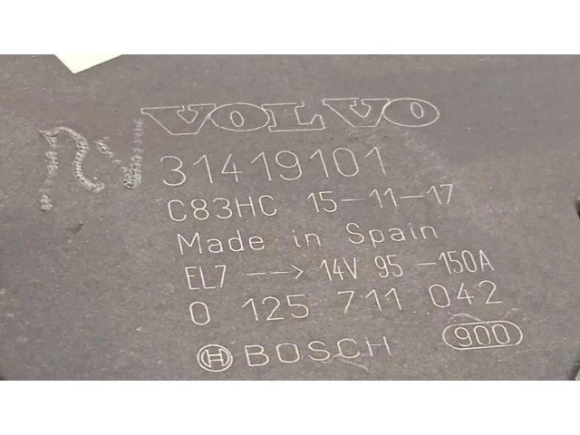 Генератор 31419101, 0125711042 Volvo S60 2.0