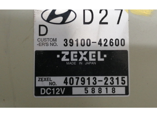 Блок управления двигателя 3910042600, 4079132315   Hyundai H-1, Starex, Satellite