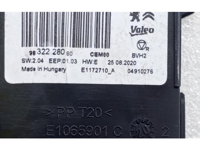 Блок управления E1065901C, 9832228080   Peugeot Partner III