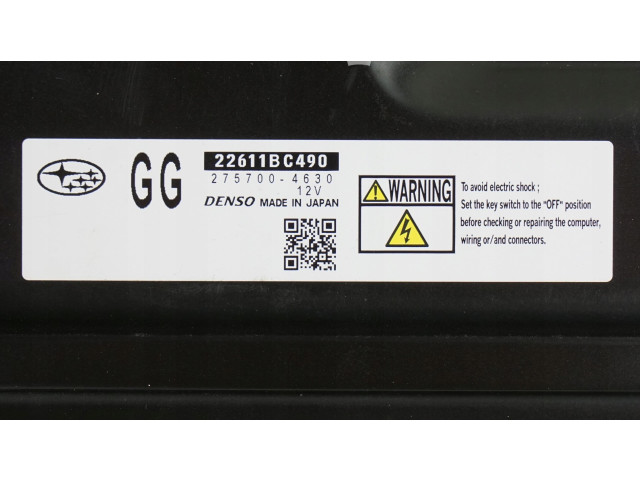Блок управления двигателя 22611BC490, 2757004630 Subaru Forester SJ