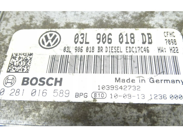 Блок управления двигателем Блок управления    Skoda Yeti (5L)