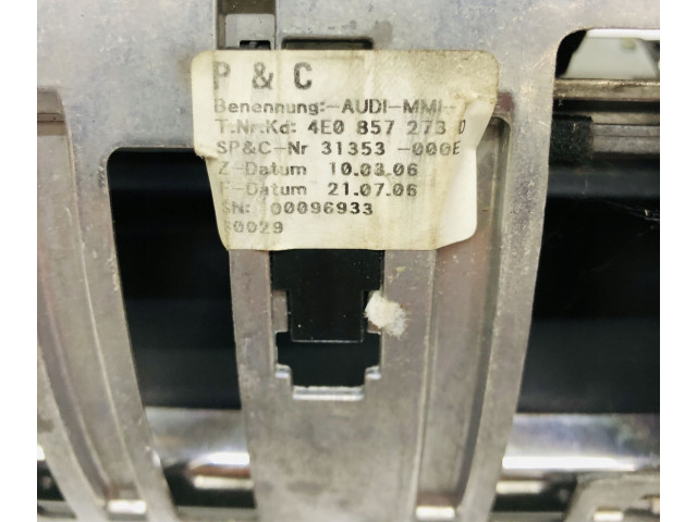 Дисплей    4E0857273D   Audi A8 S8 D3 4E