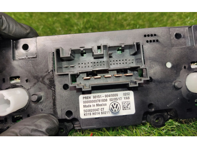 Блок управления климат-контролем 5C0820047CT   Volkswagen Jetta V