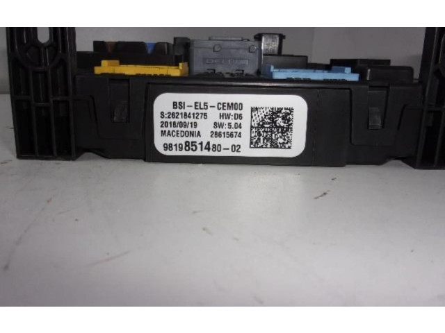 Pojistková skříňka 9819851480 Peugeot 3008 2018