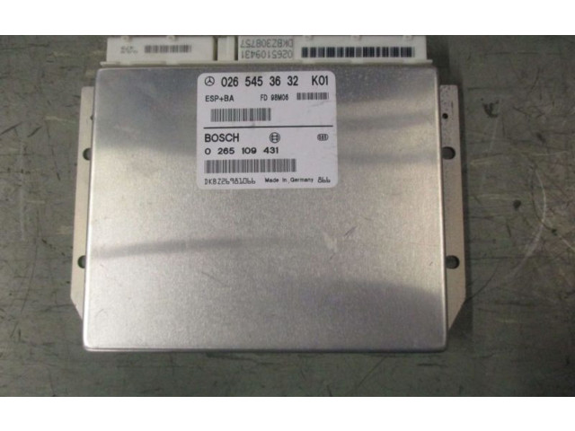 Блок управления АБС 0265453632, 0265453632   Mercedes-Benz A W168
