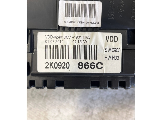 Панель приборов 2K0920866C, VDD02401 Volkswagen Caddy