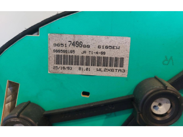 Přístrojová deska Citroen Berlingo 9651740080