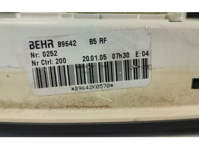 Турбина Блок управления кондиционера воздуха / климата/ печки (в салоне) Citroen C4 Aircross 6451VK, B9642 для двигателя TU5JP4(NFU)