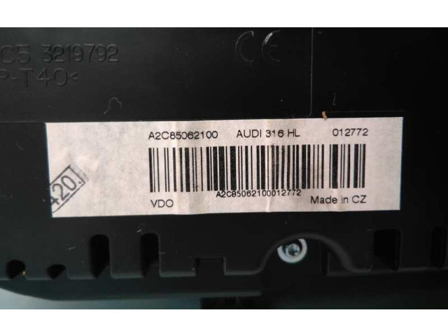 Панель приборов 8U0920930A, E2-A1-24-2 Audi Q3 8U