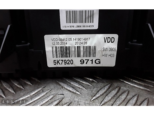 Панель приборов 5k7920971g Volkswagen Golf VI