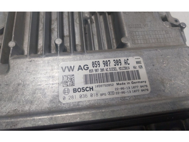 Řídící jednotka 4M0907401AM4M0, 059907309AC Audi Q7 4M 2022
