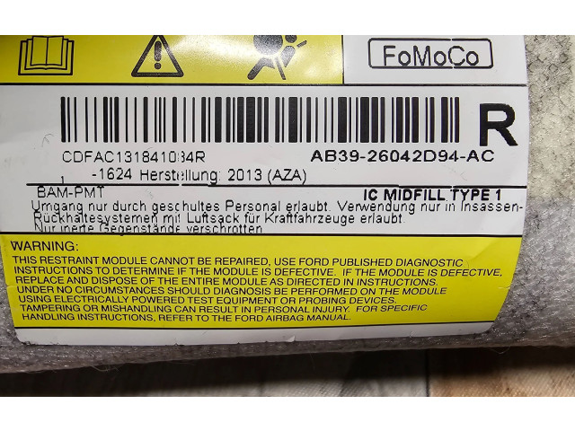 Боковая подушка безопасности AB3926042D94AC, CDEFC131841034R   Ford Ranger