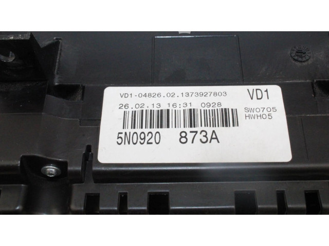 Přístrojová deska Volkswagen Tiguan 5N0920873A