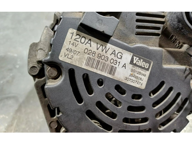 Генератор 028903031A   Skoda Superb B5 (3U)      