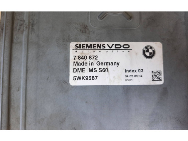 Řídící jednotka 7840872, 5WK9587 BMW M3 e92 2010