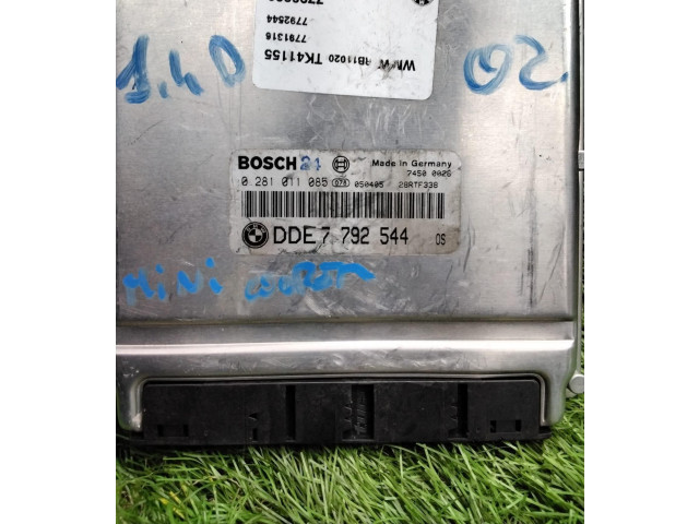Řídící jednotka 0281011085, 0281011085   Mini One - Cooper R50 - 53 2000