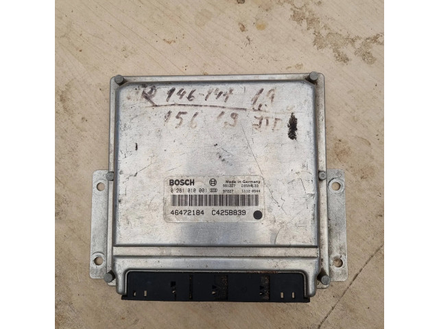 Блок управления двигателя 46472184, C425B839 Lancia Lybra