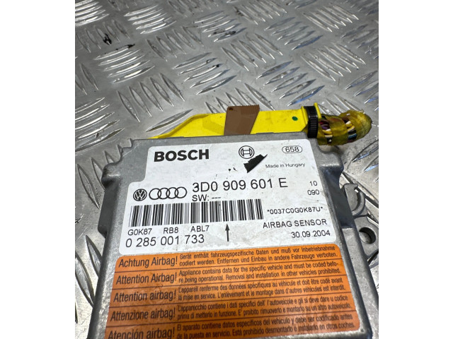 Блок управления надувных подушек     3D0909601E, 0285001733    Volkswagen Phaeton 