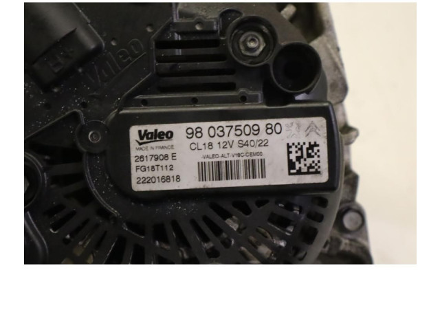 Генератор 9803750980   Peugeot Partner III      