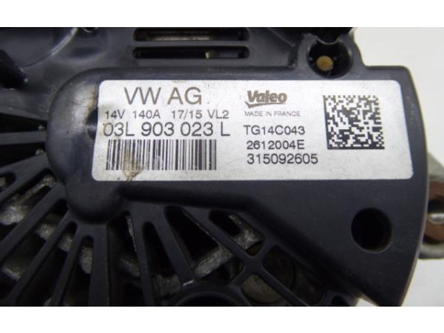 Генератор 03L903023L, 140A Volkswagen Golf VII