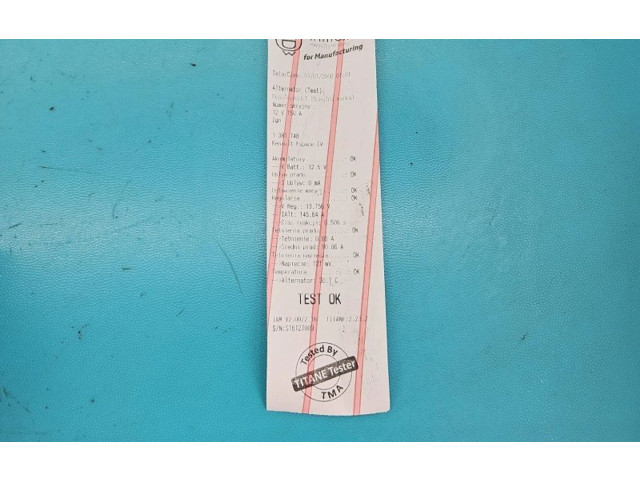 Генератор 8200251006, IMPRK1381748   Renault Espace IV