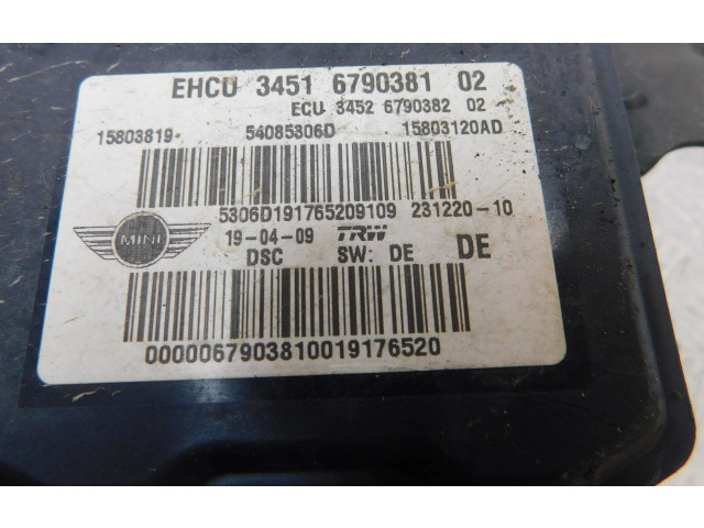 Блок АБС 6790381, 54085306D Mini One - Cooper Coupe R56 2005 - 2014 года