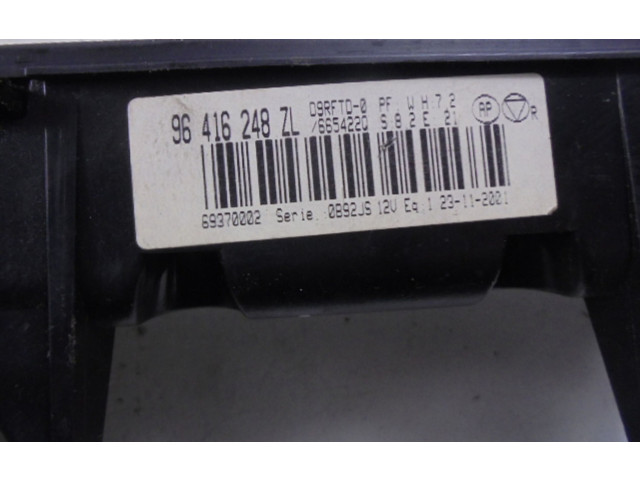 Блок управления кондиционером 96416248ZL, 96416248ZL   Peugeot 406