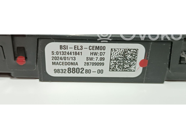 Модуль управления BSM 9832880280, 1681480280   Citroen C3 Aircross    