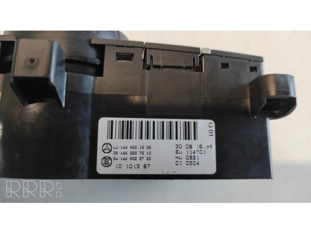 Блок управления климат-контролем 1669001505, 1668207510   Mercedes-Benz GL X166