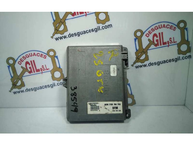 Блок управления двигателя 7700739228, 38549 Renault 21