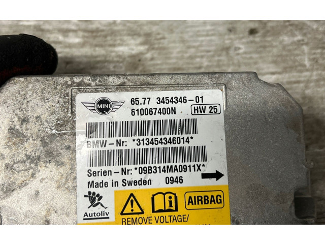 Блок подушек безопасности 3454346autopartsa1, 25375357357 Mini One - Cooper Coupe R56