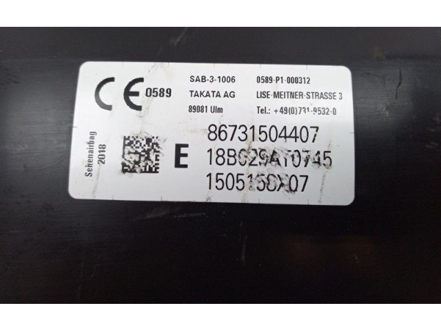 Подушка безопасности в сиденье 72127315044, 72127315044   Mini One - Cooper F56 F55